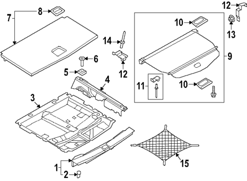 Interior Trim - Rear Body for 2025 Audi Q7 #0