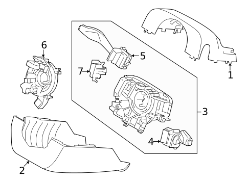 Switches, Solenoids & Actuators for 2023 Lincoln Nautilus #0