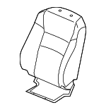 81121TGSA01ZA - Body: Seat Back Cover for Honda: Passport Image