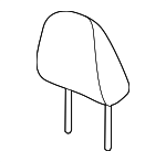 81140TGSA01ZA - Body: Headrest for Honda: Passport Image