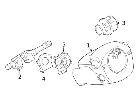 Shroud, Switches & Levers for 2019 Nissan Armada #0