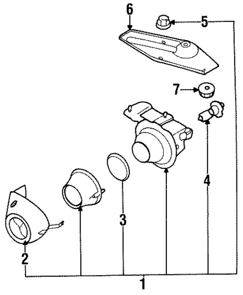 Bulbs - Chassis for 1994 Mitsubishi 3000GT #4