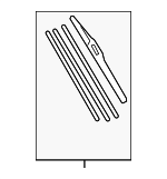 8522250080 - Body: Wiper Blade for Lexus: LS460, LS600h Image