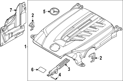 Engine Appearance Cover for 2025 Mazda CX-70 #0