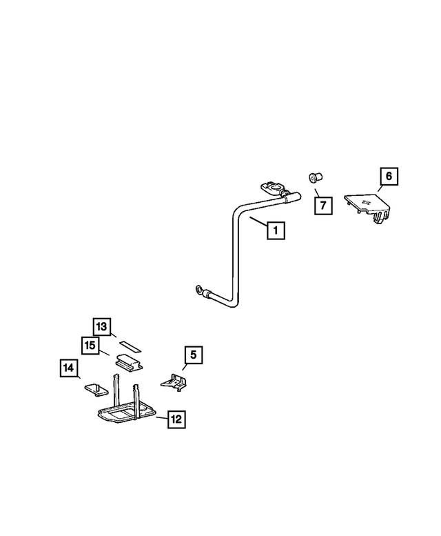 5098850AA - Electrical: Battery Terminal Cover for Mopar Image image