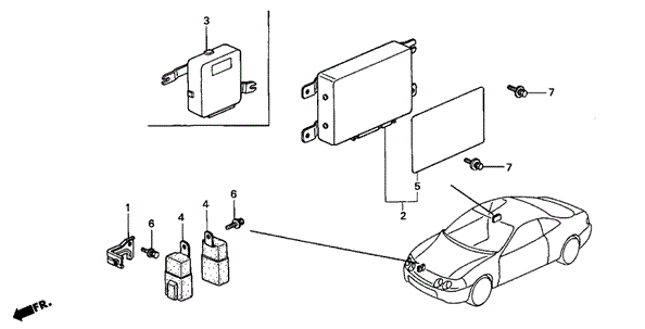 ABS Unit for 2000 Acura Integra #0