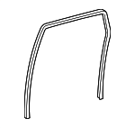 681420C050 - : 2008-2022 Toyota Sequoia - Glass Run for Toyota: Sequoia Image