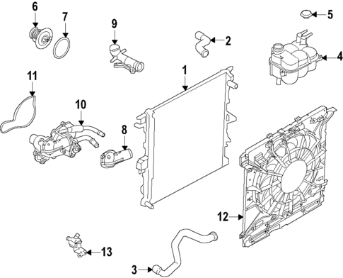 Water Pump for 2023 Ford Explorer #1