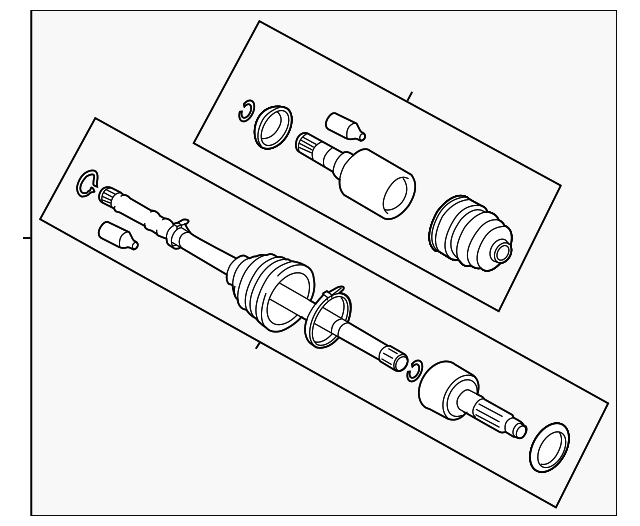 Genuine Subaru Axle Assembly 28321FG011 | eBay