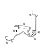 55056535AA - Cooling: Oil Cooler Tube And Hose, Pressure for Mopar Image