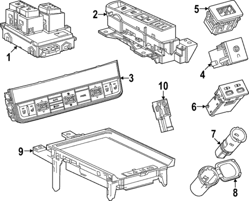 Electrical Components for 2025 Lexus LX700h #1