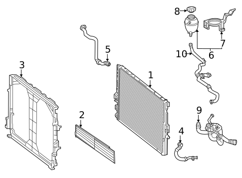 Intercooler for 2021 Mercedes-Benz AMG&reg; GT #1
