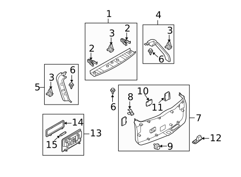 Interior Trim for 2007 Mazda CX-9 #0