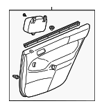 83733S01A20ZA - Body: Trim Panel Assembly for Honda: Civic Image