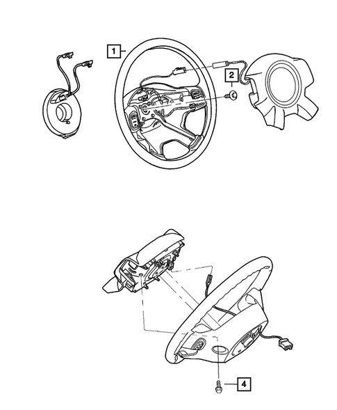Steering Wheel for 2010 Jeep Liberty #0