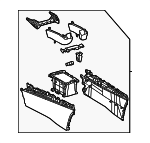 5891048450C5 - Body: Console Base for Lexus: RX350, RX350h, RX450h+, RX500h Image