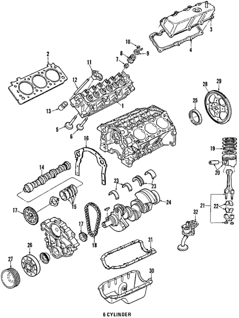 Engine for 1991 Lincoln Continental #0