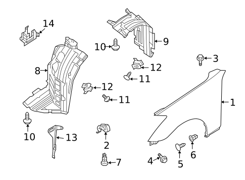 Fender & Components for 2003 INFINITI G35 #0