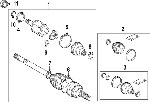 Drive Axles for 2025 Lexus ES300h #0