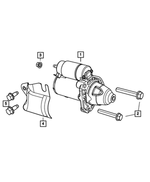 6101986 - Electrical: Hex Head Screw And Washer for Mopar Image
