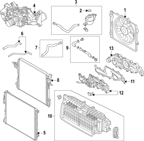 Cooling System for 2023 Genesis GV70 #0