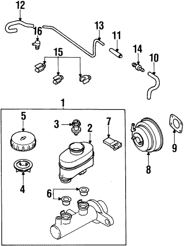 4721040U00 - : Booster Assembly for Nissan Image