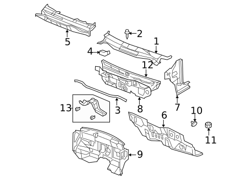 Cowl for 2015 Jeep Patriot #0