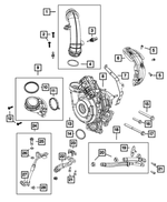 68490038AA - Engine: Turbo To Charge Air Cooler Hose for Mopar Image