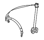 20486060859C94 - Electrical: Retractor Assembly for Mercedes-Benz Image