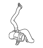 52014834AD - Cooling System: Lower Hose for Jeep: Grand Cherokee Image