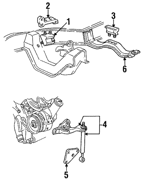 O----ページ Engine & Trans Mounting for 1994 Mazda Navajo | OEM Parts Online