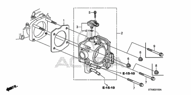 Throttle Body for 2007 Acura MDX #0