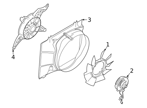 Cooling Fan for 2018 Ford E-350 Super Duty #0