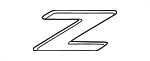 51148399309 - Body: Emblem for BMW: Z3 Image