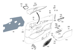 2577200208 - Front Doors: Door Trim for Mercedes-Benz: CLS450, CLS53 AMG Image