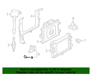 15832-RPY-003 - Engine Camshaft Position Sensor Seal 2018-2019 Honda ...