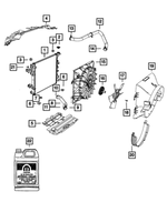 68050199AA - Cooling: Radiator Isolator for Dodge: Ram 1500, Ram 2500 | Jeep: Grand Wagoneer, Wagoneer | Ram: 1500, 1500 Classic, 2500, 3500 Image