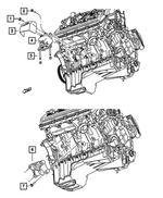 5090026AA - 5.7LGas; Engine: Engine Mount Heat Shield, Left Side for Mopar Image