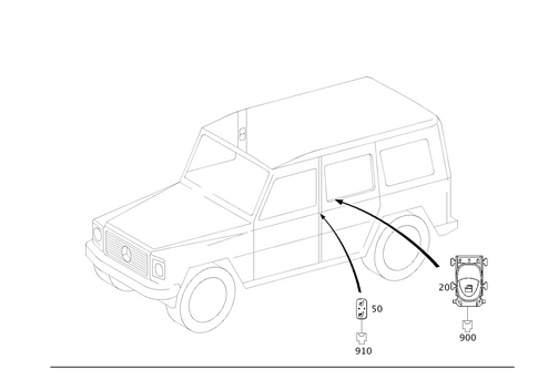 Switch Rear Door Lining for 2014 Mercedes-Benz G550 #0