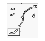 31030R6000 - Fuel System: Filler Pipe for Hyundai: Santa Fe Image