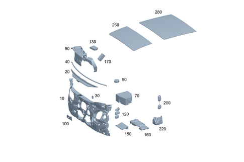 Damping in Passenger Compartment for 2025 Mercedes-Benz EQS 580 SUV #0