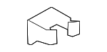 4G8831541A - Body: Door Trim Panel Retainer for Audi Image