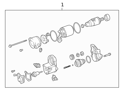 Starter for 2002 Lexus LS430 #1