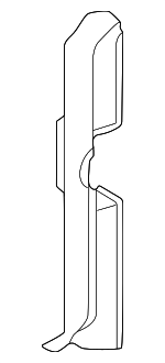 17115A19784 - Body: Side Cover for BMW: 530i, 530i xDrive, 540i xDrive, 550e xDrive, 740i, 750e xDrive, i5, i7 Image