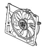T2R94531 - : Engine Cooling Fan Assembly for Jaguar: F-Type Image