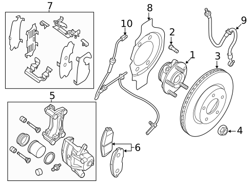 Brake Components for 2011 Nissan Altima #0