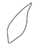 95853736502 - Body: Weather-strip On Body for Porsche: Cayenne Image