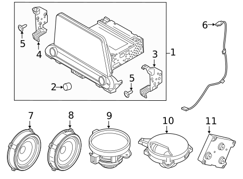 Information Console for 2007 Kia Rio5 #0