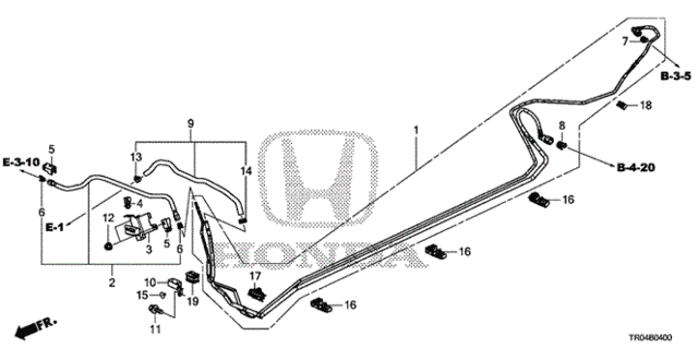 Fuel Pipe (1.8L) (KA/KC/KL) for 2012 Honda Civic #0