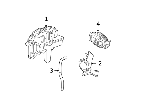 Air Intake for 2006 Dodge Caravan #0
